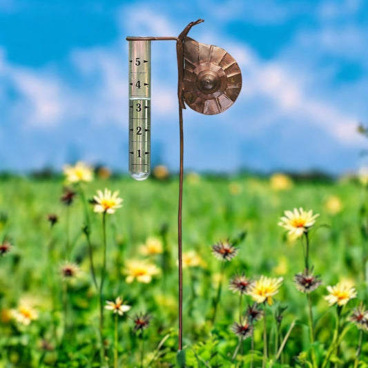 Snail Rain Gauge Stake