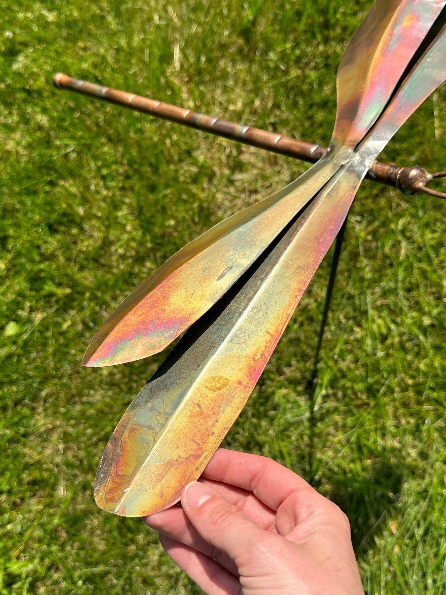 Large Dragonfly Garden Stake