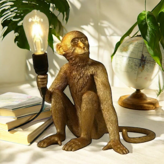 Golden Monkey Lamp