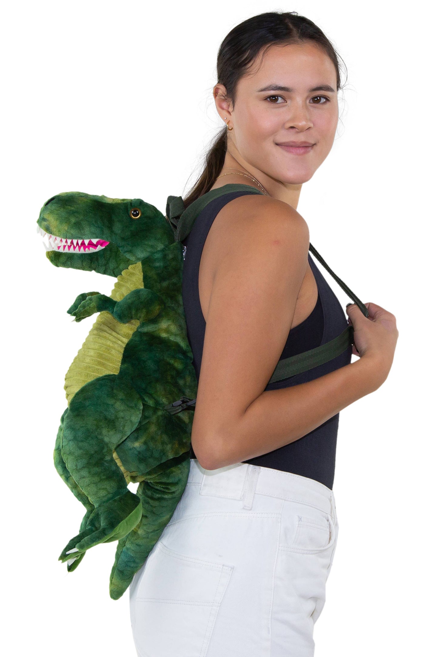 Plush Dinosaur Backpack