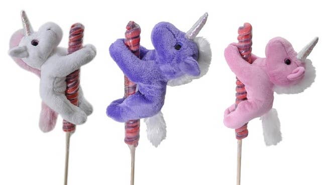 6" (15cm) Unicorn Lollyplush