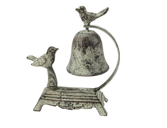 Rustic Cast Iron Bird Bell