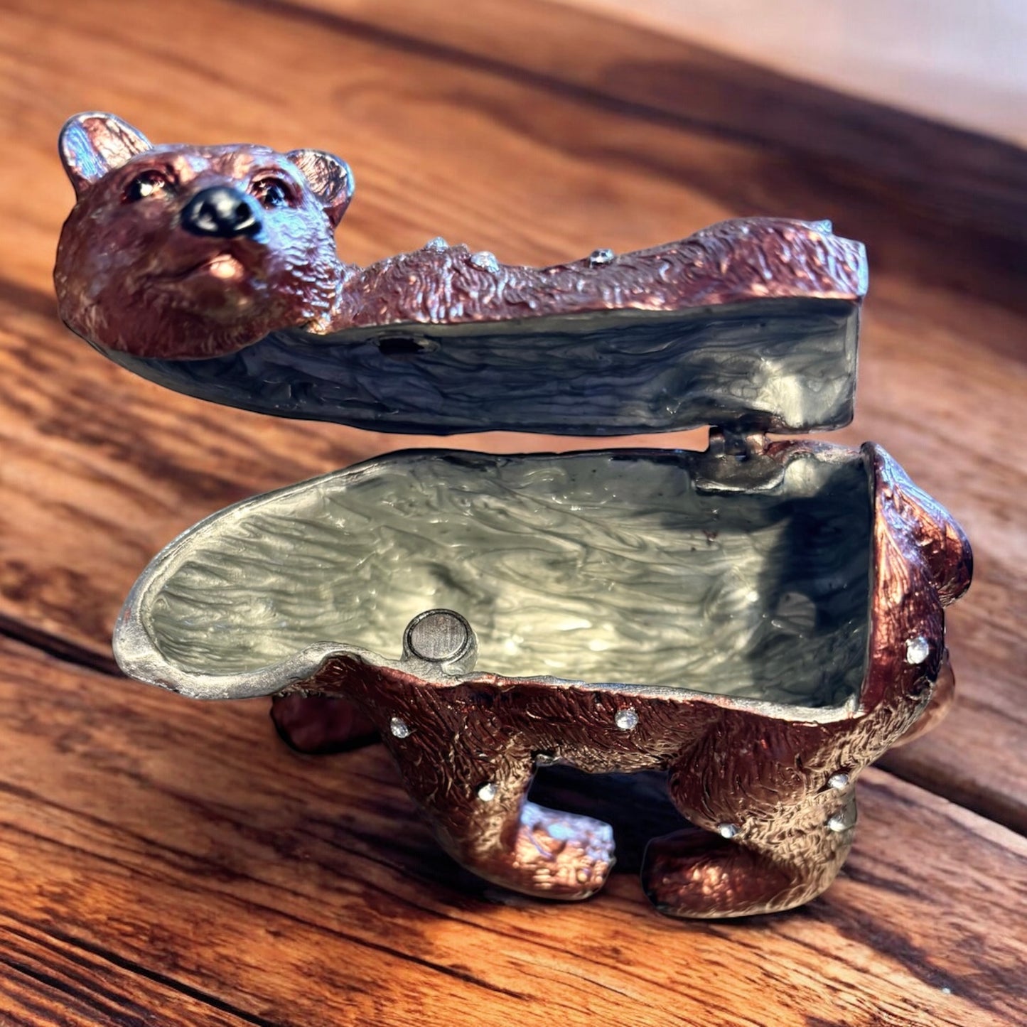 Grizzly Bear Trinket Box