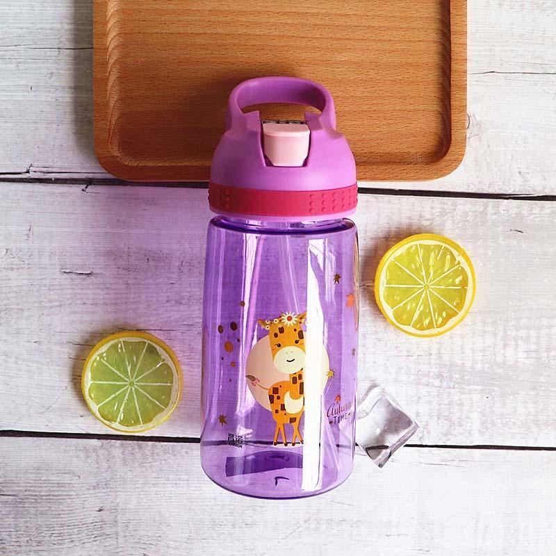BPA-Free Kids Water Bottle with Straw – 360ml | Multiple Designs