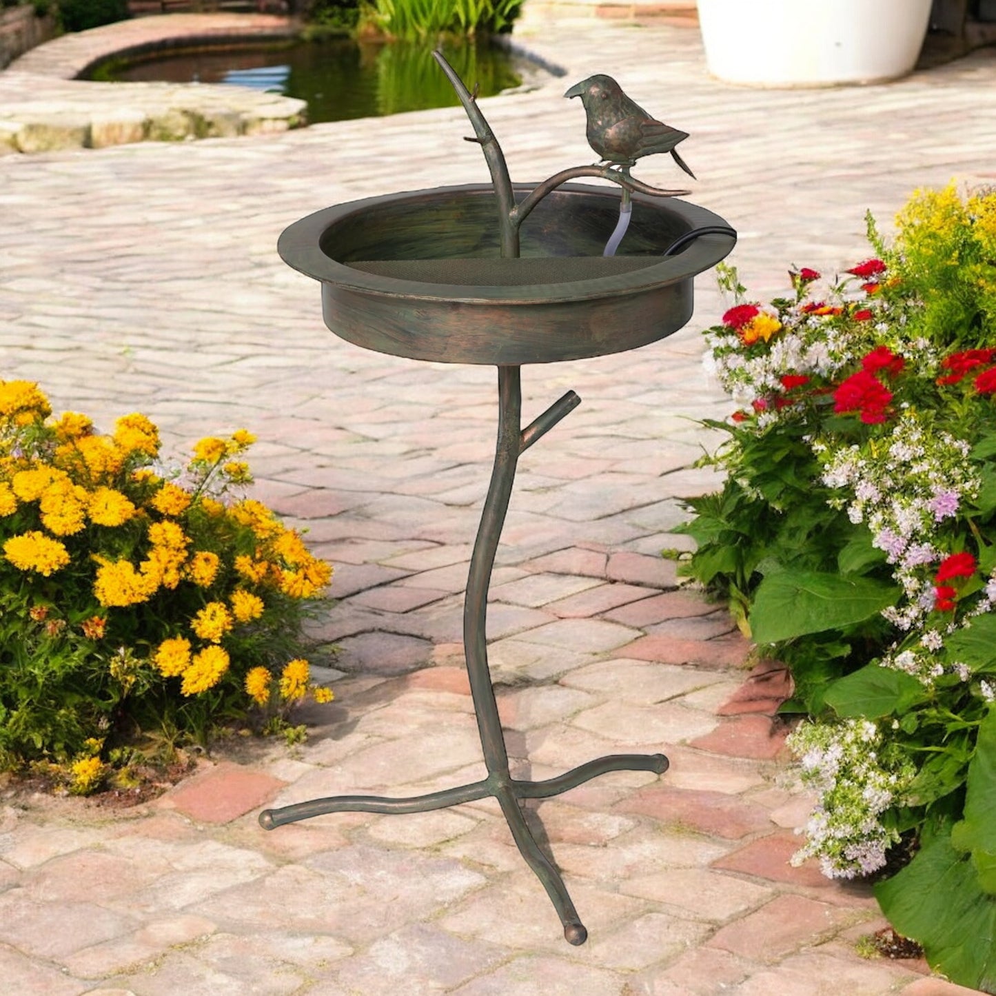 Little Wren Bird Bath Fountain