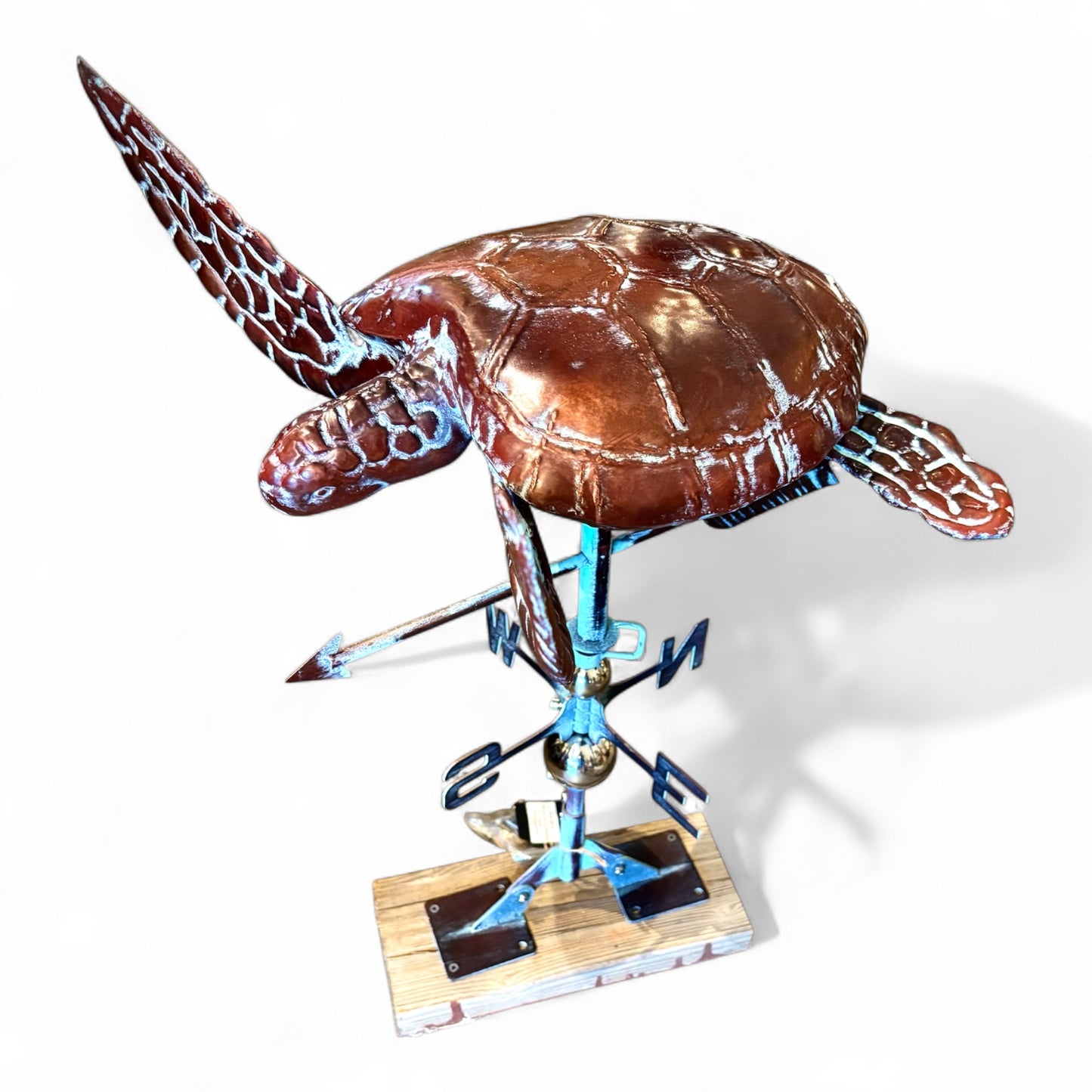 Handcrafted Sea Turtle Weathervane