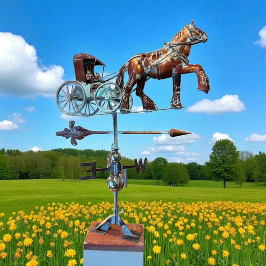 Handcrafted 3D Work Horse Surry Weathervane