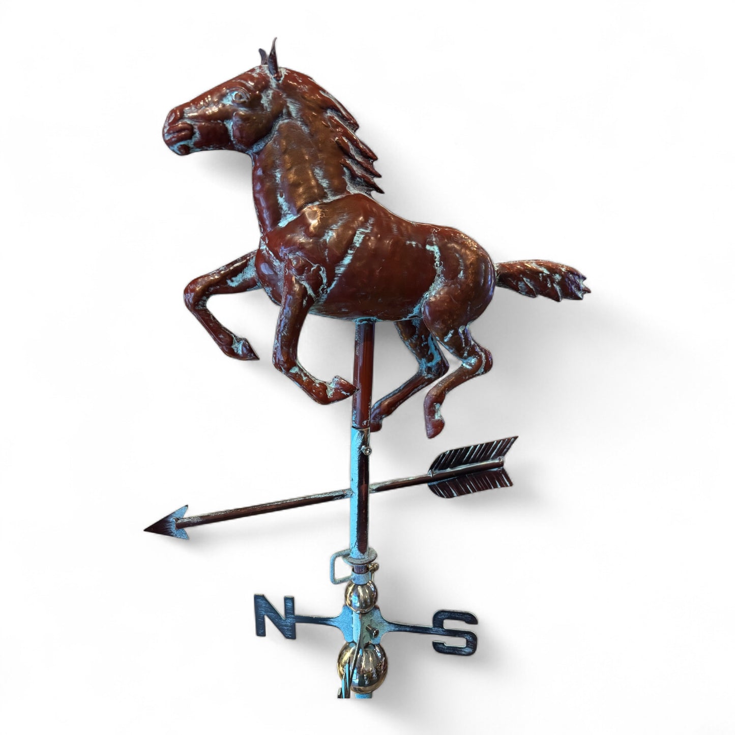 Handcrafted 3D Running Horse Weathervane