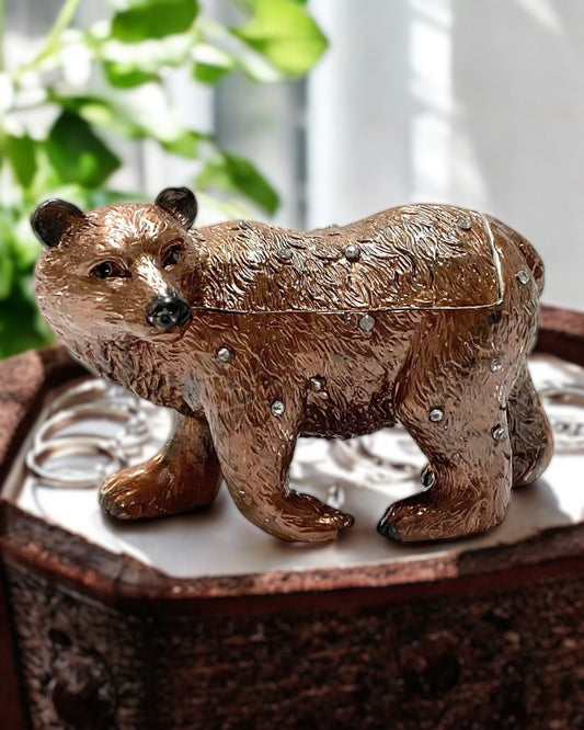 Grizzly Bear Trinket Box
