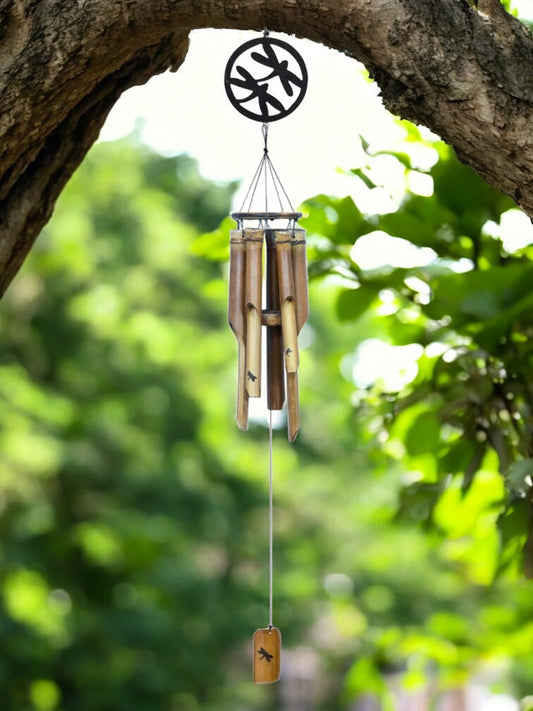 Bamboo Dragonfly Windchime