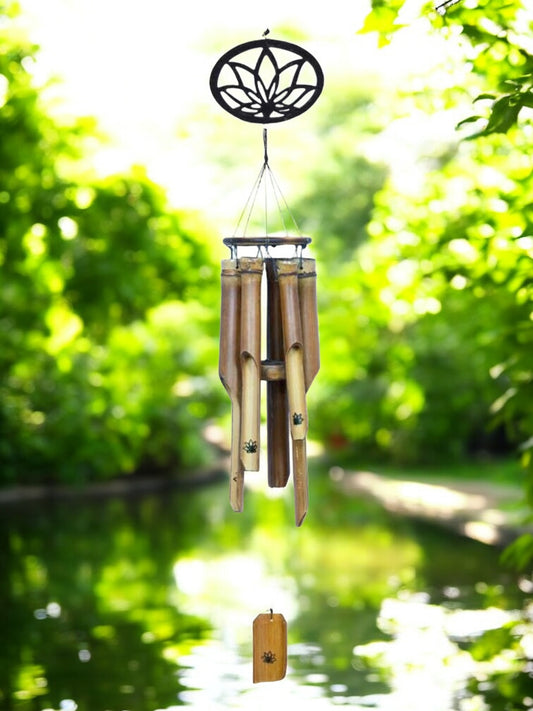 Bamboo Lotus Windchime