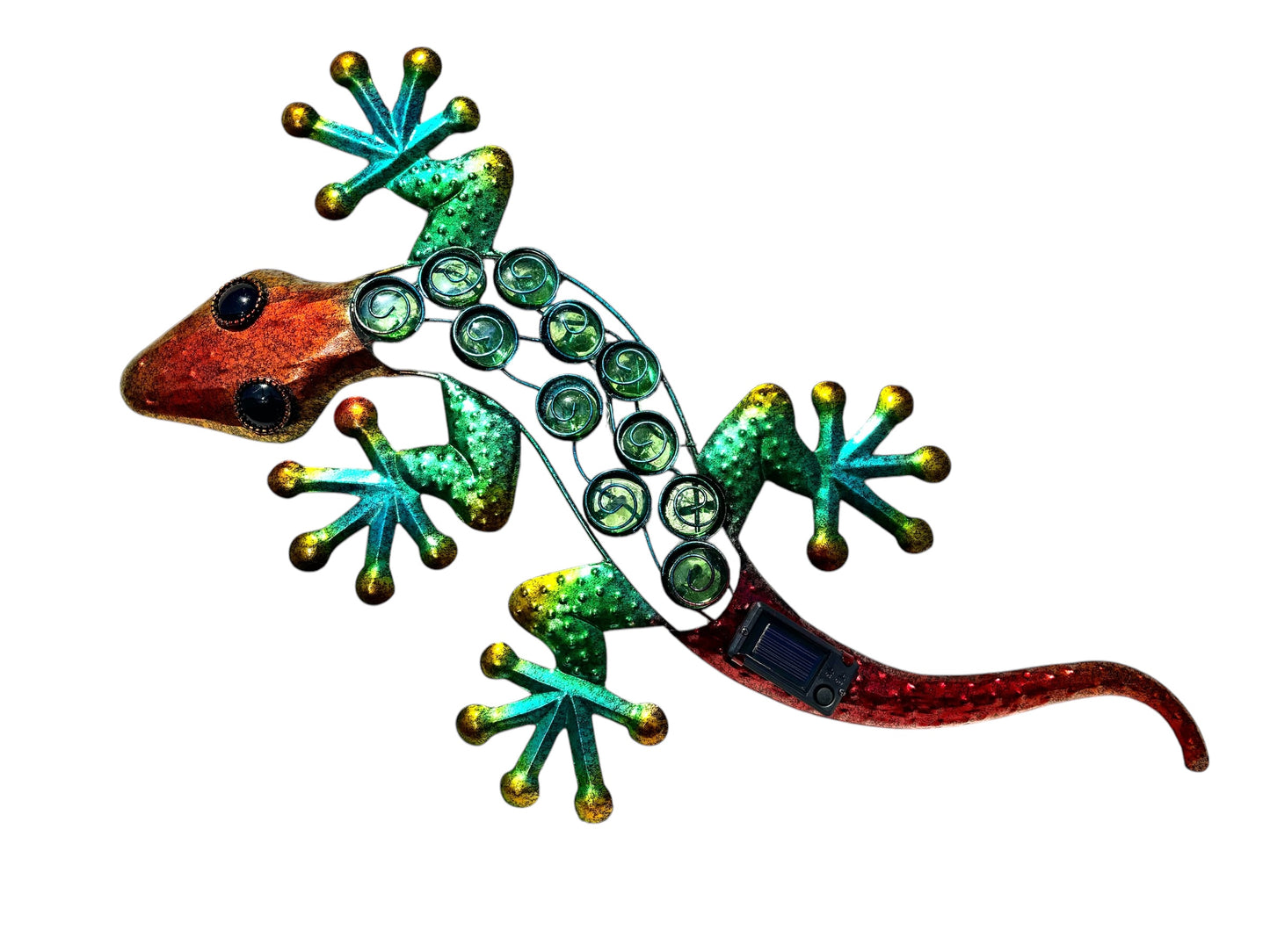Solar Powered Metal Gecko