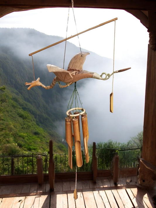 Animated Dragon Windchime