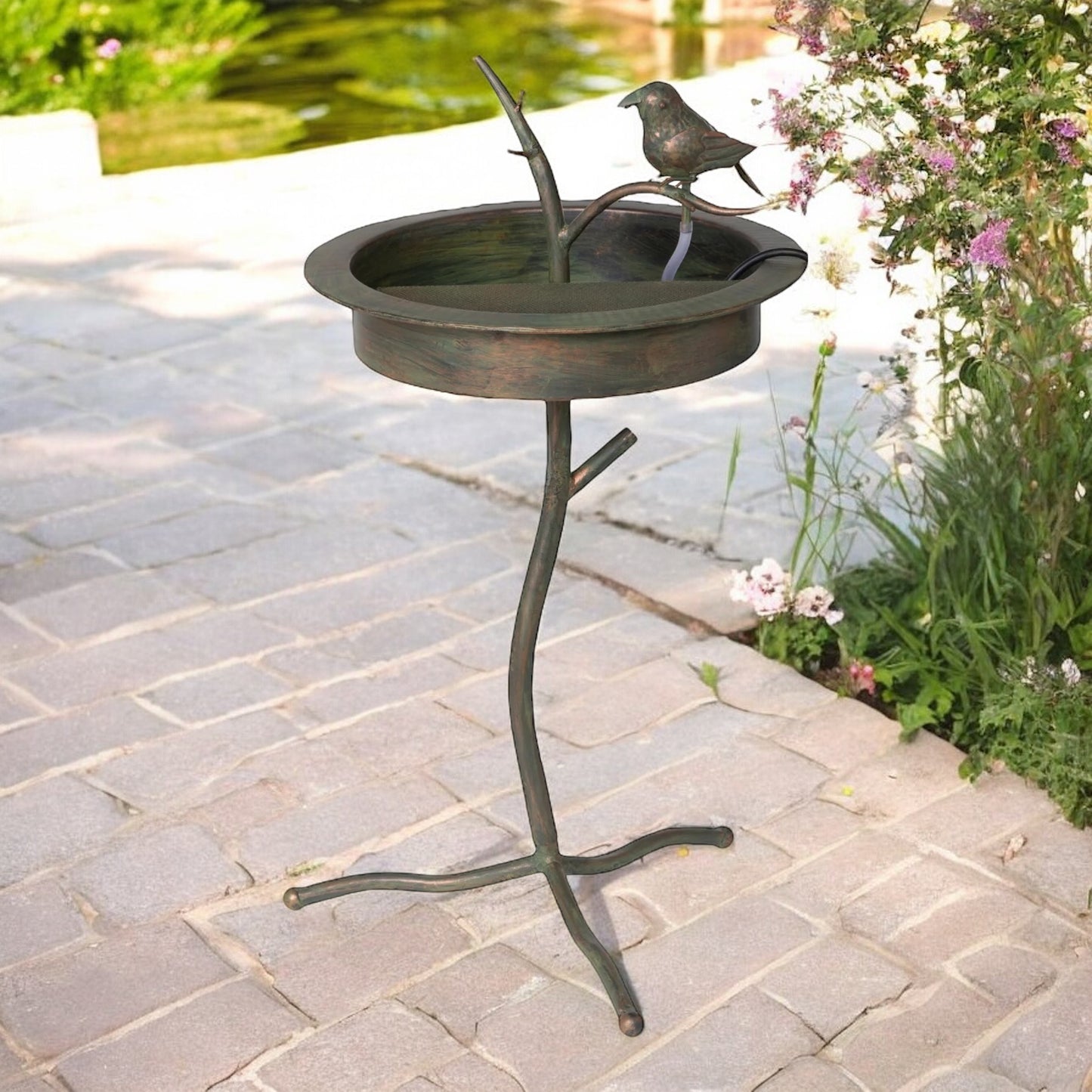 Little Wren Bird Bath Fountain