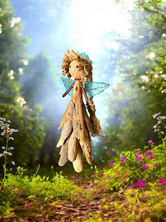 Driftwood & Sea Glass Fairy