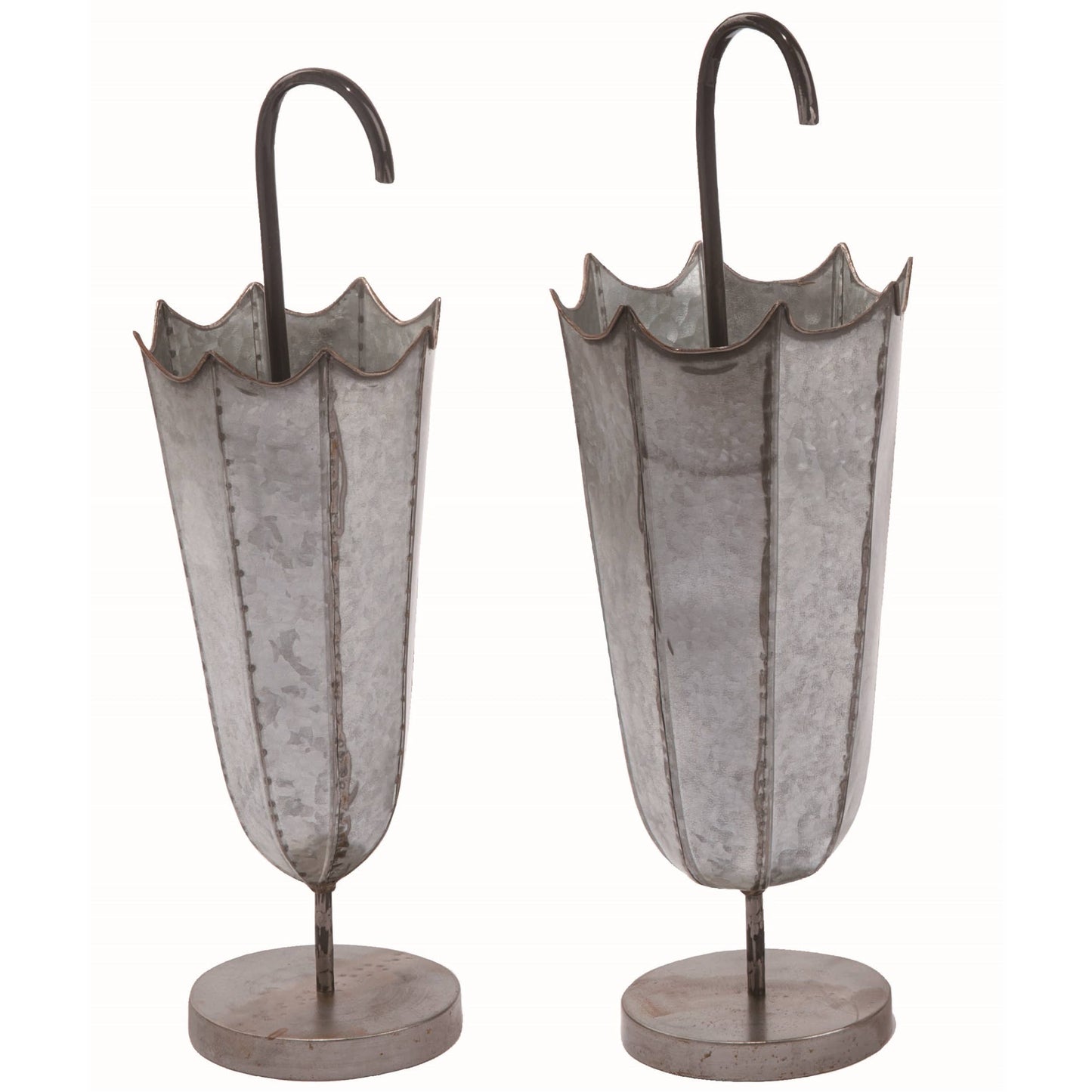 Galvanized Umbrella Container (Set of 2)
