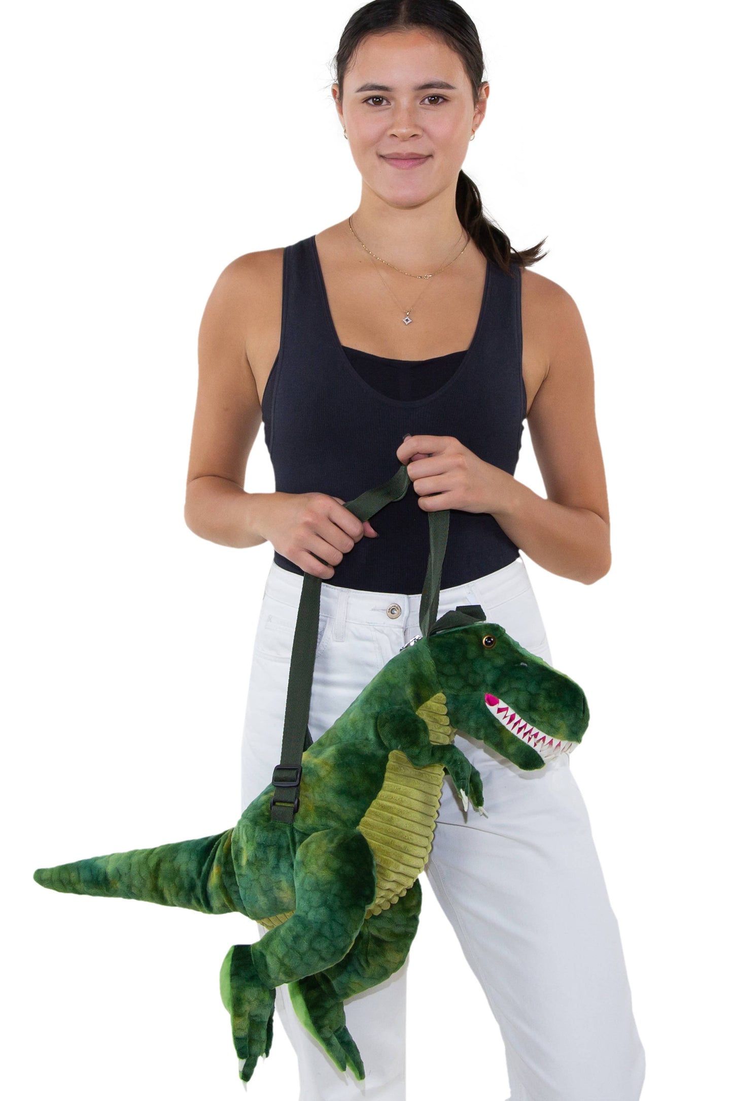 Plush Dinosaur Backpack