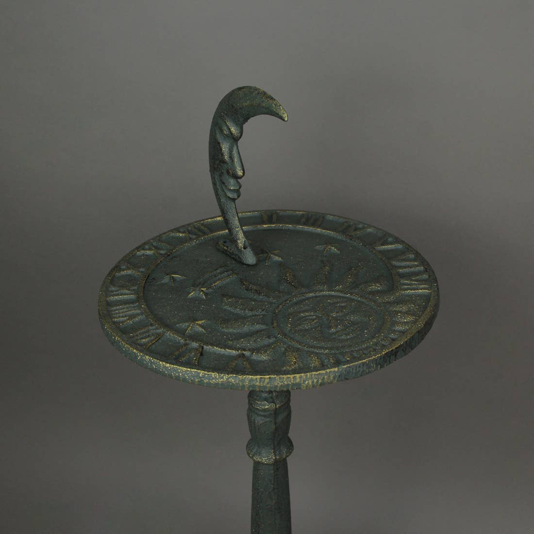 Verdigris Cast Iron Celestial Sundial