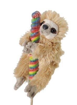 Lollyplush Sloth Rainbow Lollipop