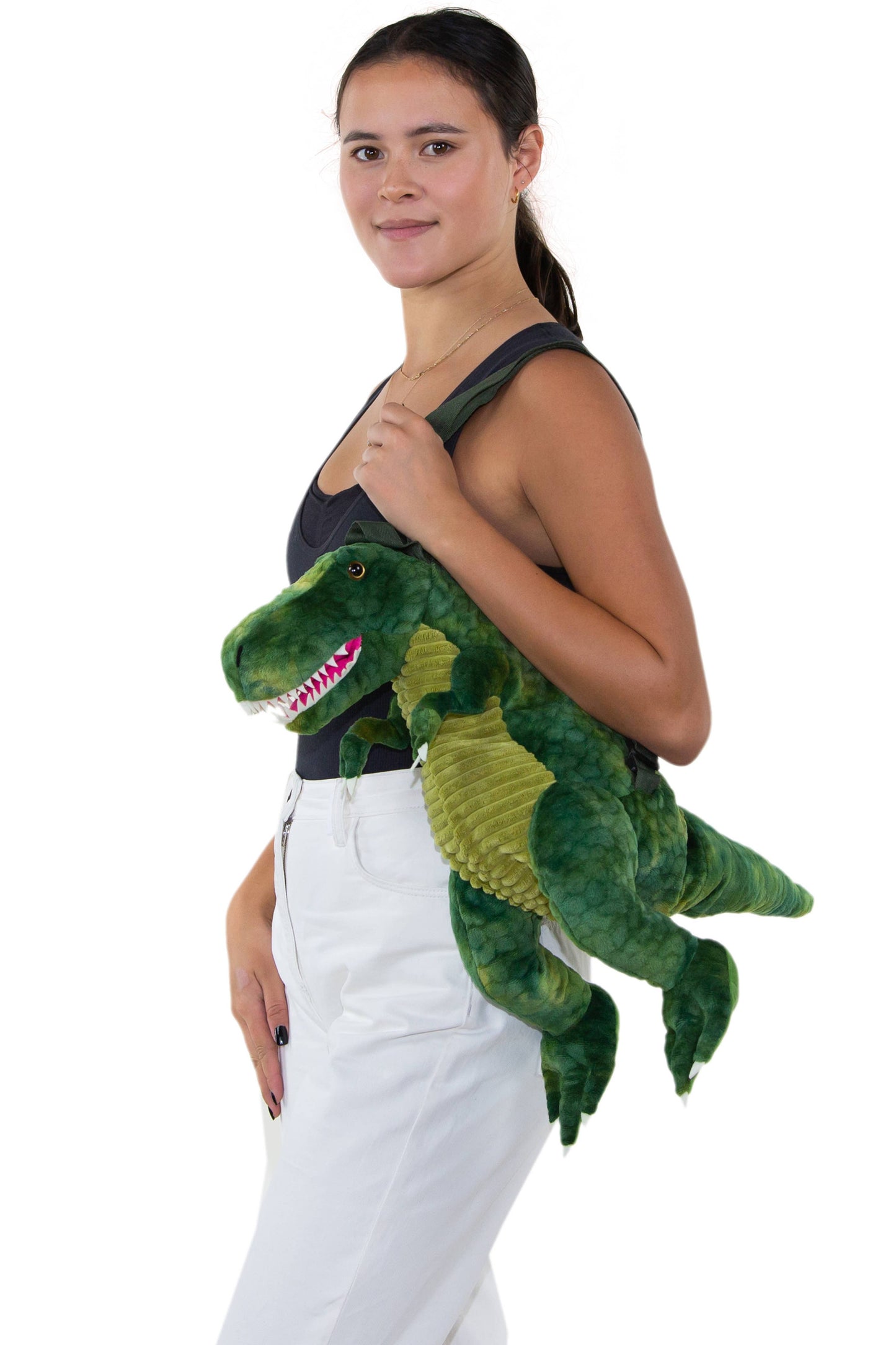 Plush Dinosaur Backpack