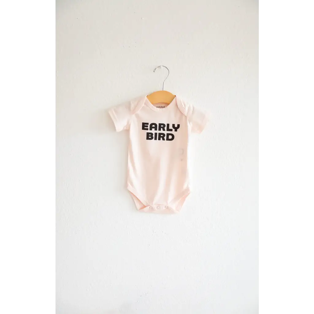 "Early Bird" Organic Cotton Baby Bodysuit