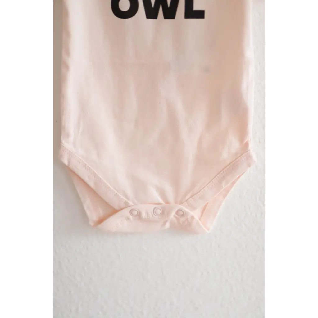 "Night Owl" Organic Cotton Baby Bodysuit