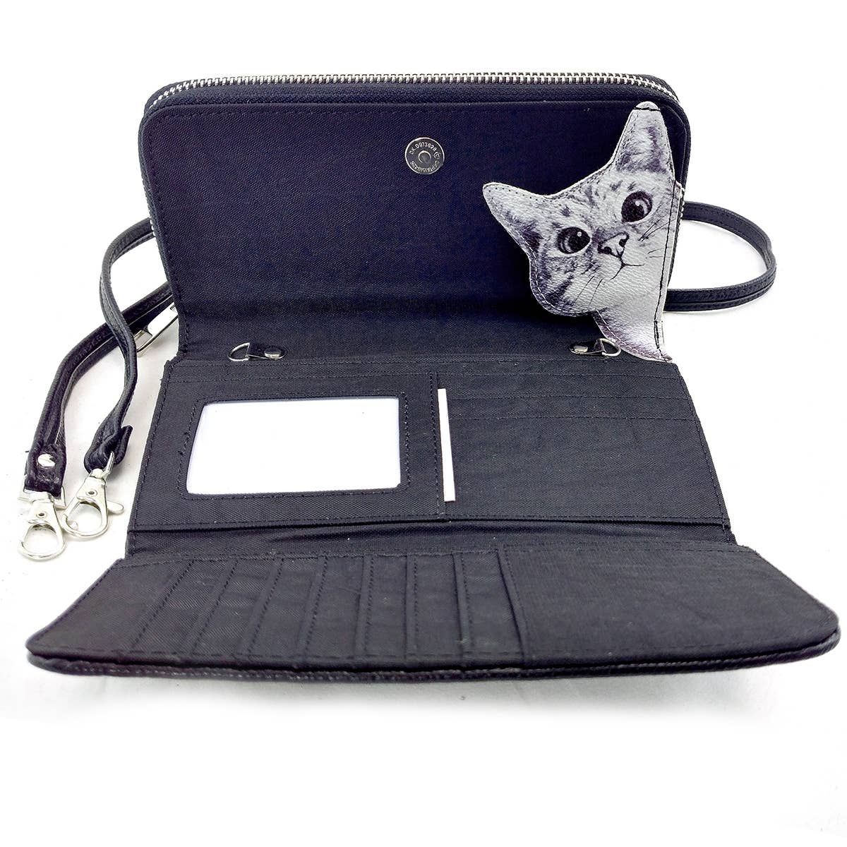 Peeking Cats Wallet Purse