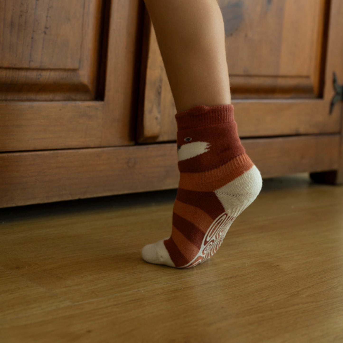 Organic Cotton Stay-On Baby & Toddler Non-Slip Socks (set of 4) - Critter Crew