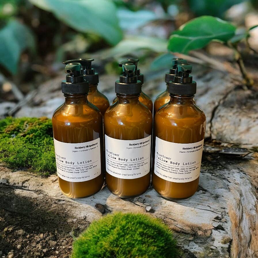 Tallow Body Lotion: Moonflower