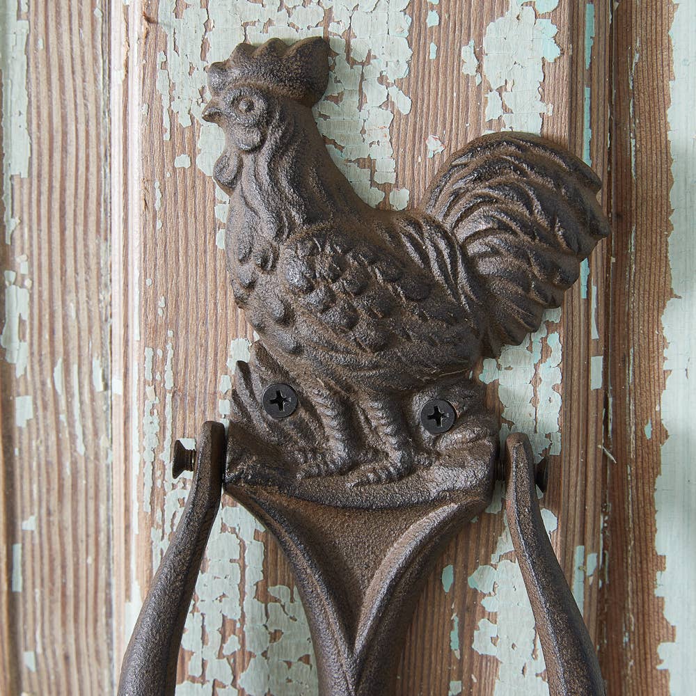 Cast Iron Rooster Door Knocker