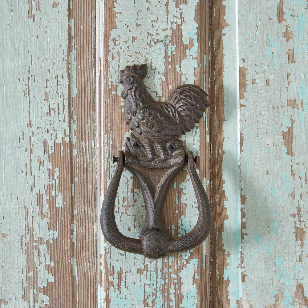 Cast Iron Rooster Door Knocker