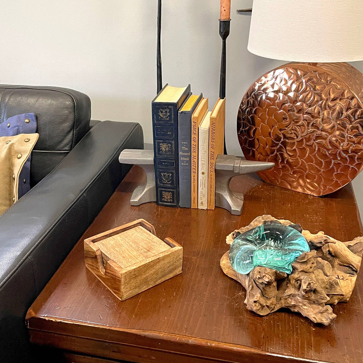 Cast Iron Anvil Bookends (Set of 2)