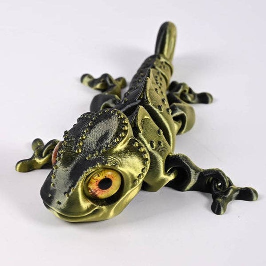 3D-Printed Articulated Chameleon Fidget Toy