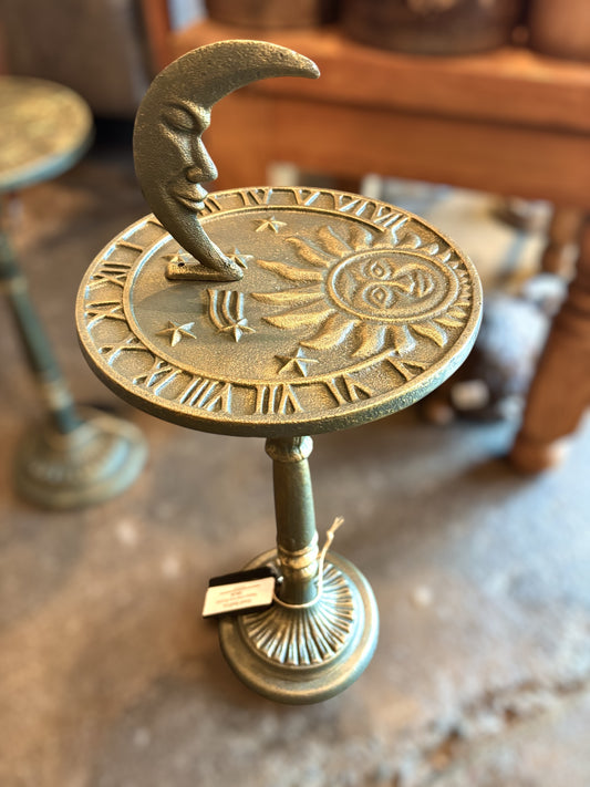 Verdigris Cast Iron Celestial Sundial