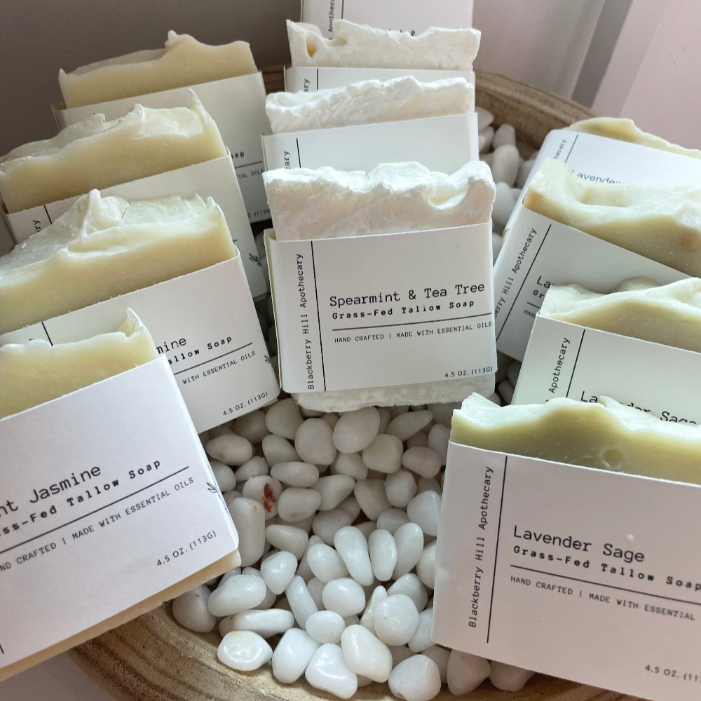 The Tallow Soapery: Grass-Fed Tallow Soap: Unscented