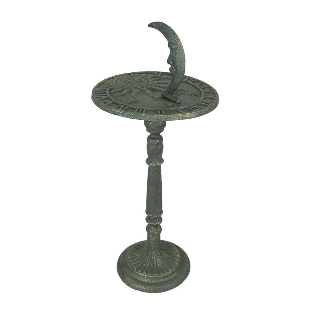 Verdigris Cast Iron Celestial Sundial