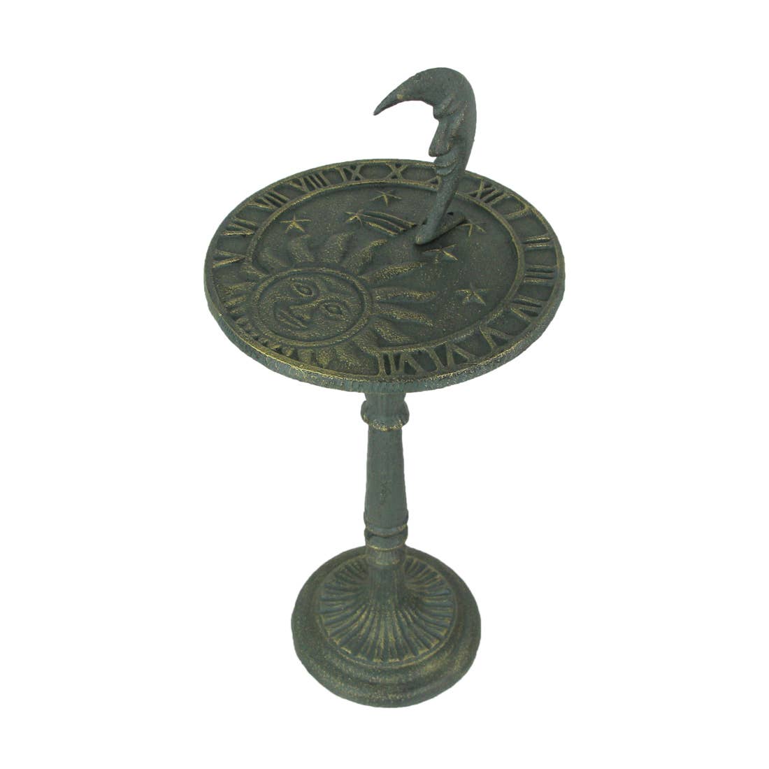 Verdigris Cast Iron Celestial Sundial