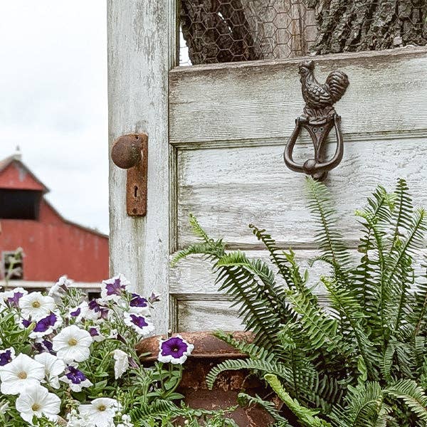 Cast Iron Rooster Door Knocker