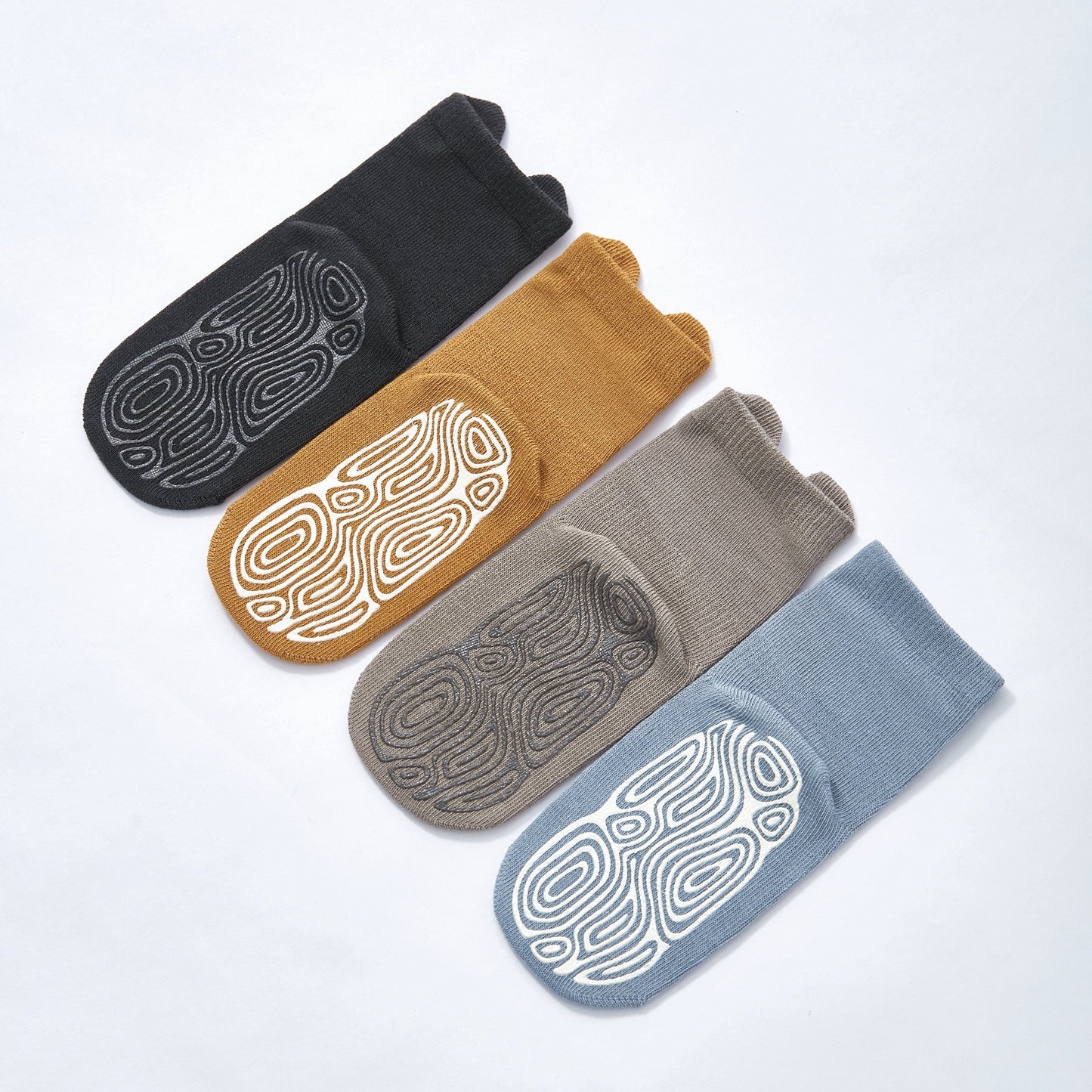 Organic Cotton Stay-On Baby & Toddler Non-Slip Socks (Set of 4) - Critter Crew 2