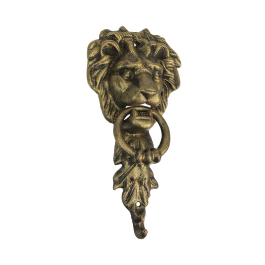 10 Inch Bronze Cast Iron Lion Vintage Door Knocker