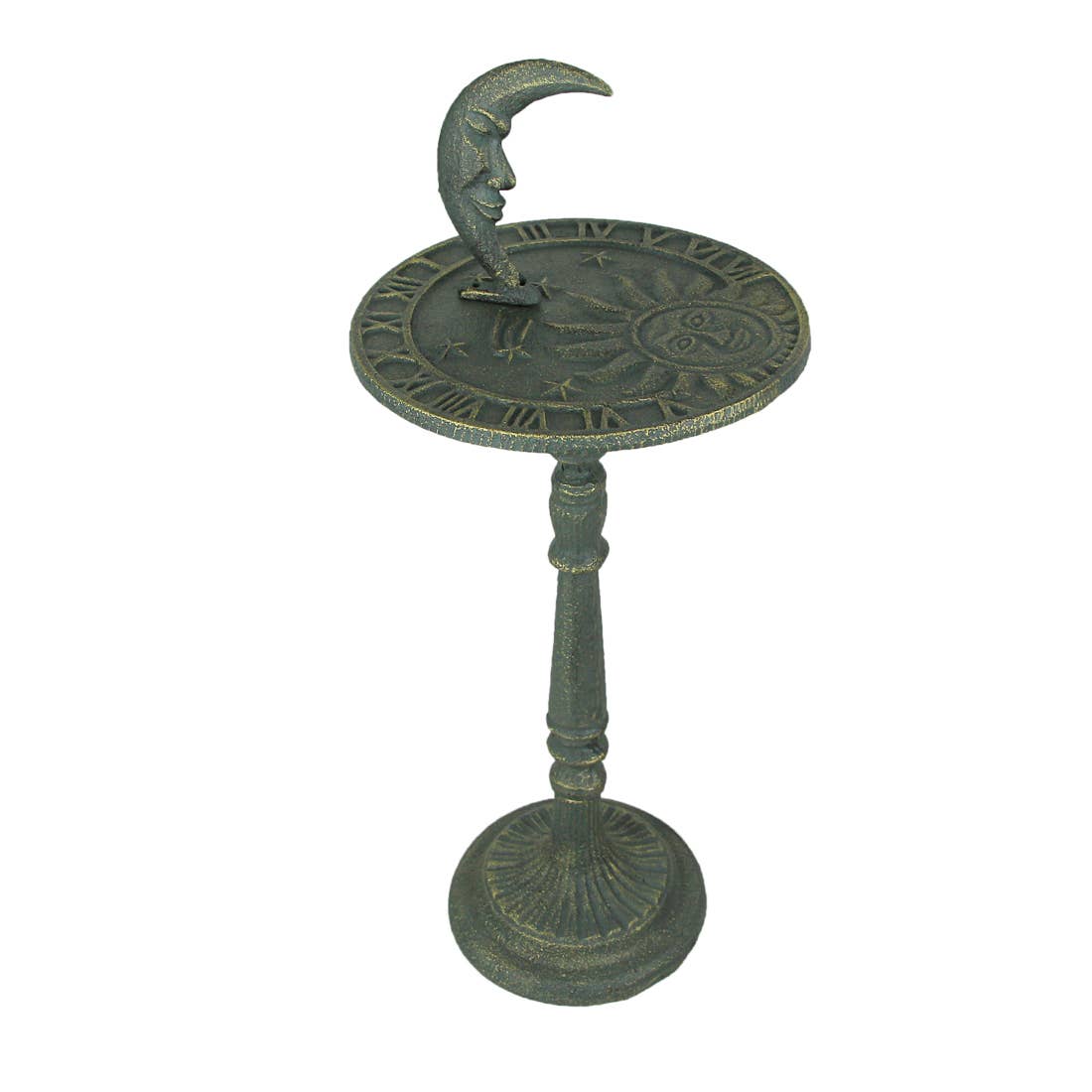 Verdigris Cast Iron Celestial Sundial
