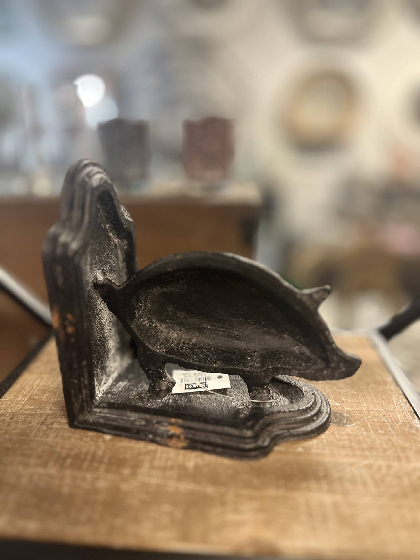 Cast Iron Pig Bookend Pair (set of 2)