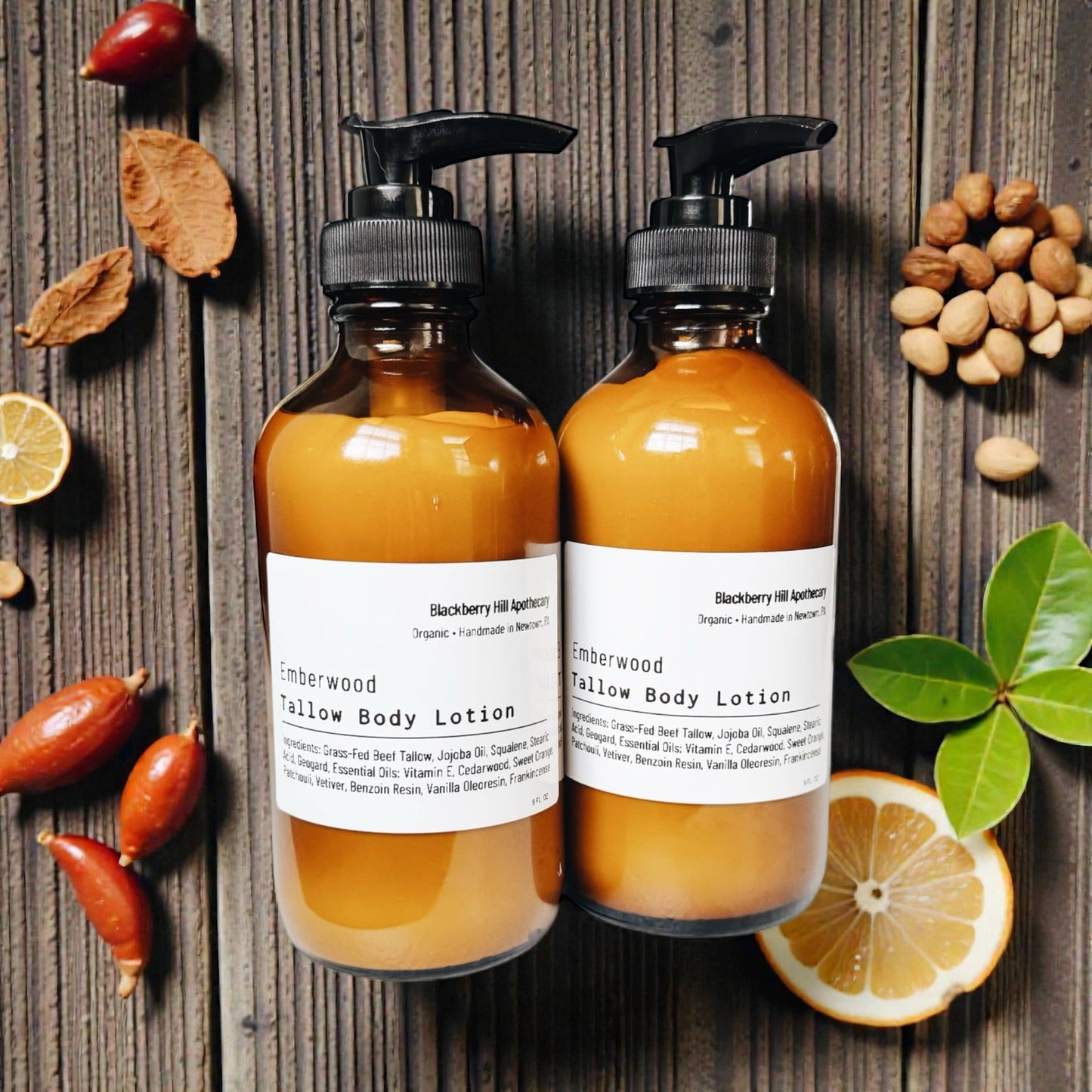Tallow Body Lotion: Emberwood