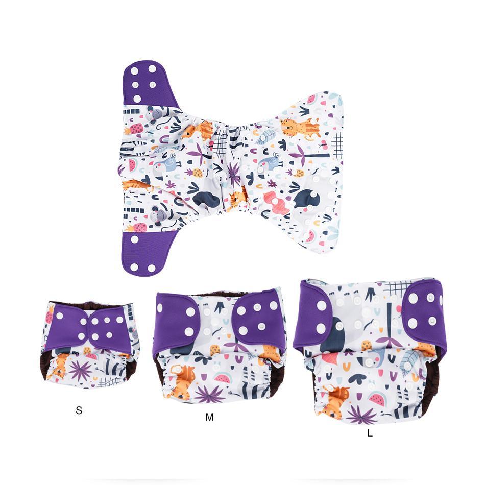 Eco-friendly Reusable Waterproof Diaper - Multiple Designs (Set of 4)