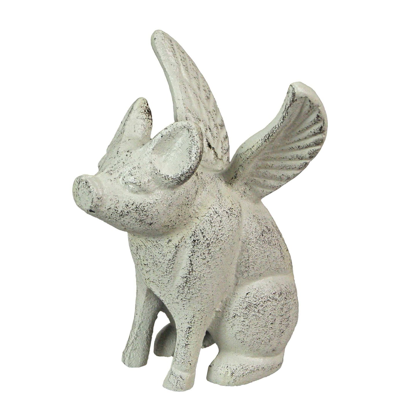Cast Iron Flying Pig Bookends (set of 2)