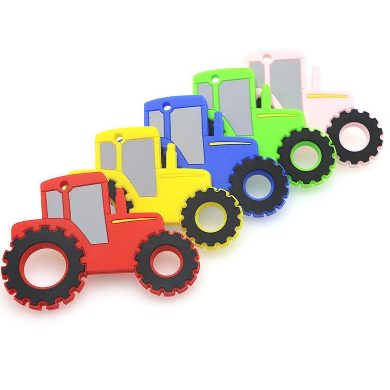 Silicone Baby Teether Toy — 100% Food-Grade, BPA-Free (1 PC) - Multiple Colors
