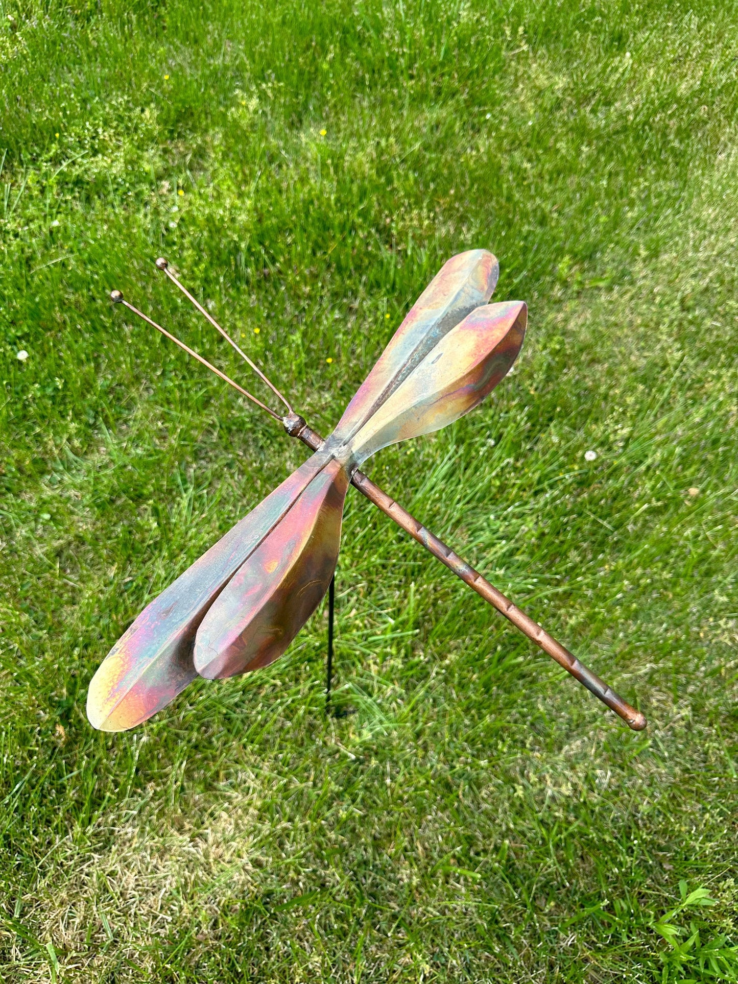 Large Dragonfly Garden Stake