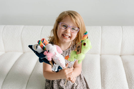 6" (15cm) Unicorn Lollyplush