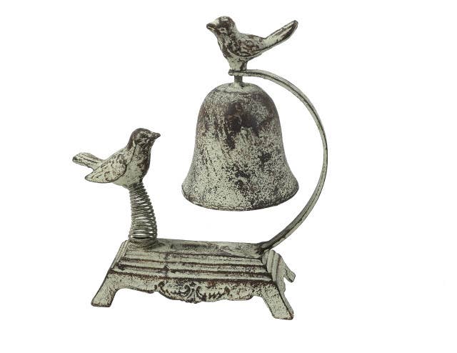Rustic Cast Iron Bird Bell