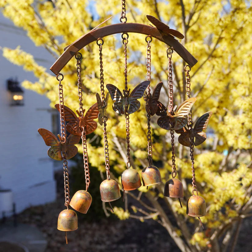 Butterflies on Arch Wind Chime